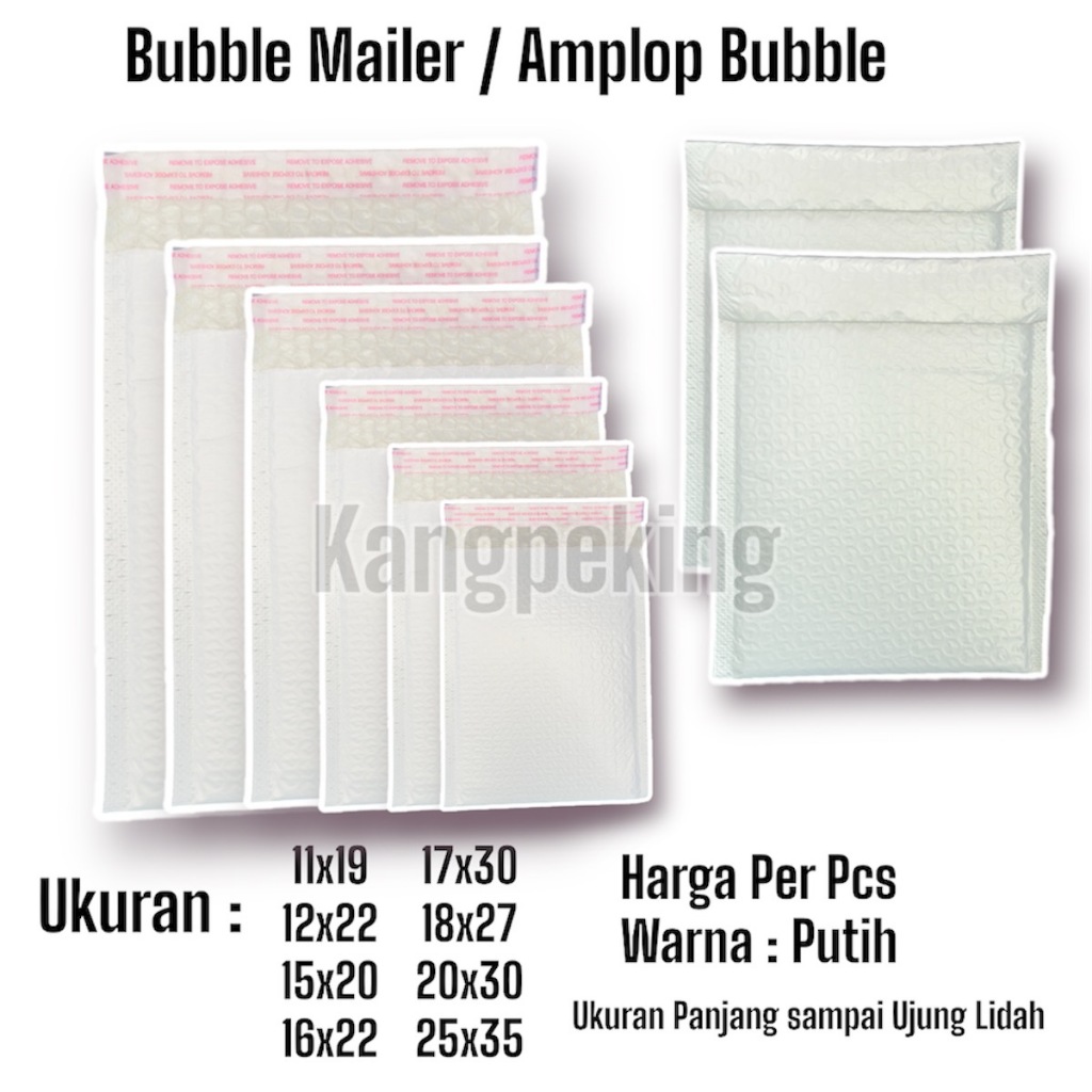 

AMPLOP BUBBLE MURAH BUBBLE BAG BUBBLE MAILER UKURAN 11X19 12x22 15x20 16x22 18x27 17X30 20x30 25x35 HARGA MURAH