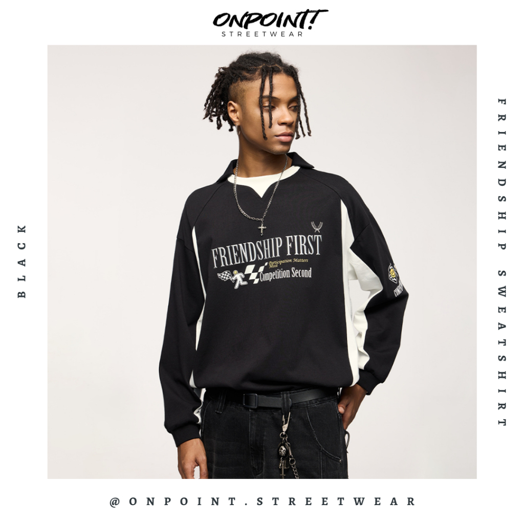 Friendship Sweatshirt - sweater pria distro sweater pria oversize sweatshirt pria keren crewneck pri