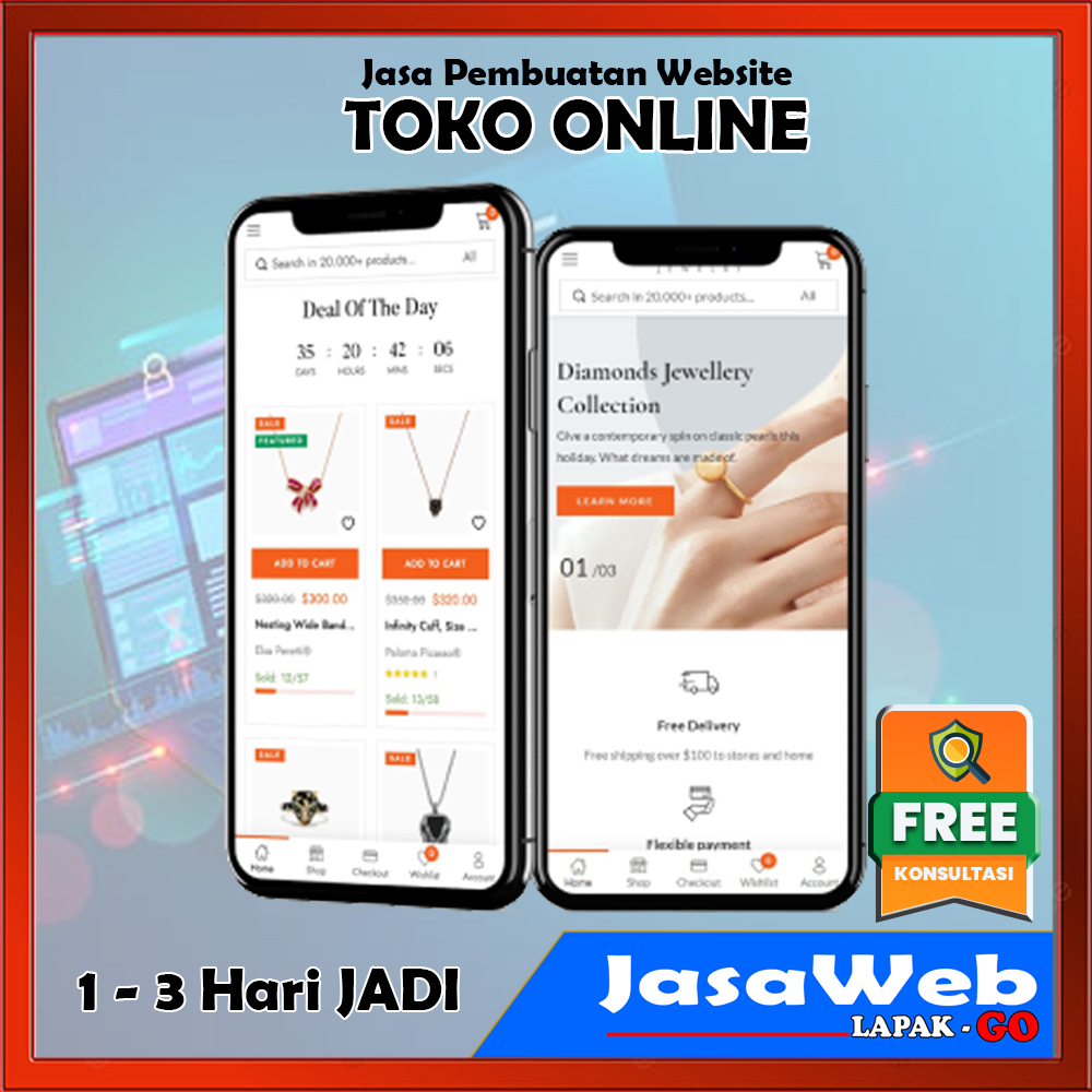 Jasa Pembuatan Website TOKO ONLINE