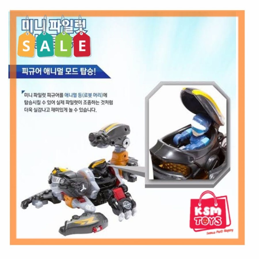 Mainan Robot berubah Biklonz metalions Scorpio