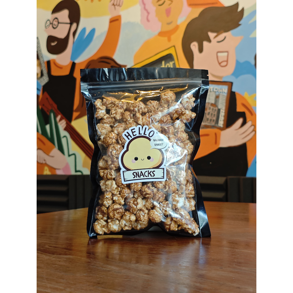 

Caramel Popcorn Hello! - Pouch Medium