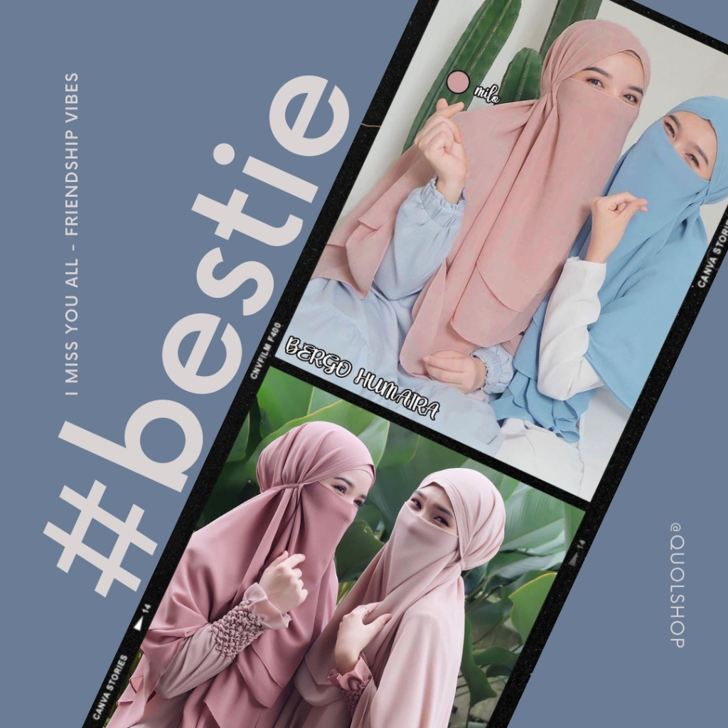 Hijab Niqob Instan Humaira