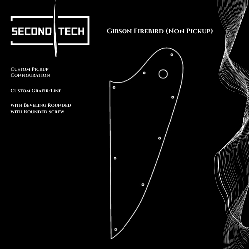 pickguard gibson firebird akrilik mirror custom