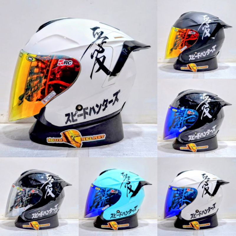 Helm Ink Dynamic solid paket ganteng kanji