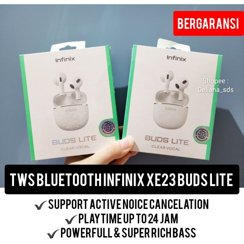 Tws Bluetooth Infinix Buds Lite XE23 Garansi Resmi 1 Tahun TWS Infinix Buds Lite XE23 Headset Blueto