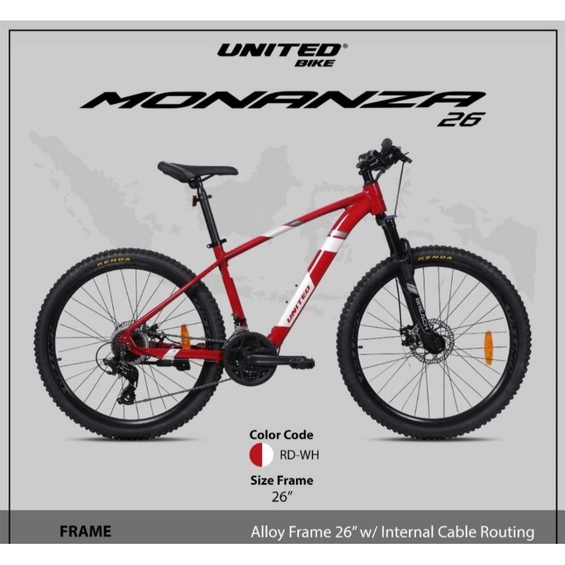 Sepeda dewasa united monanza 26