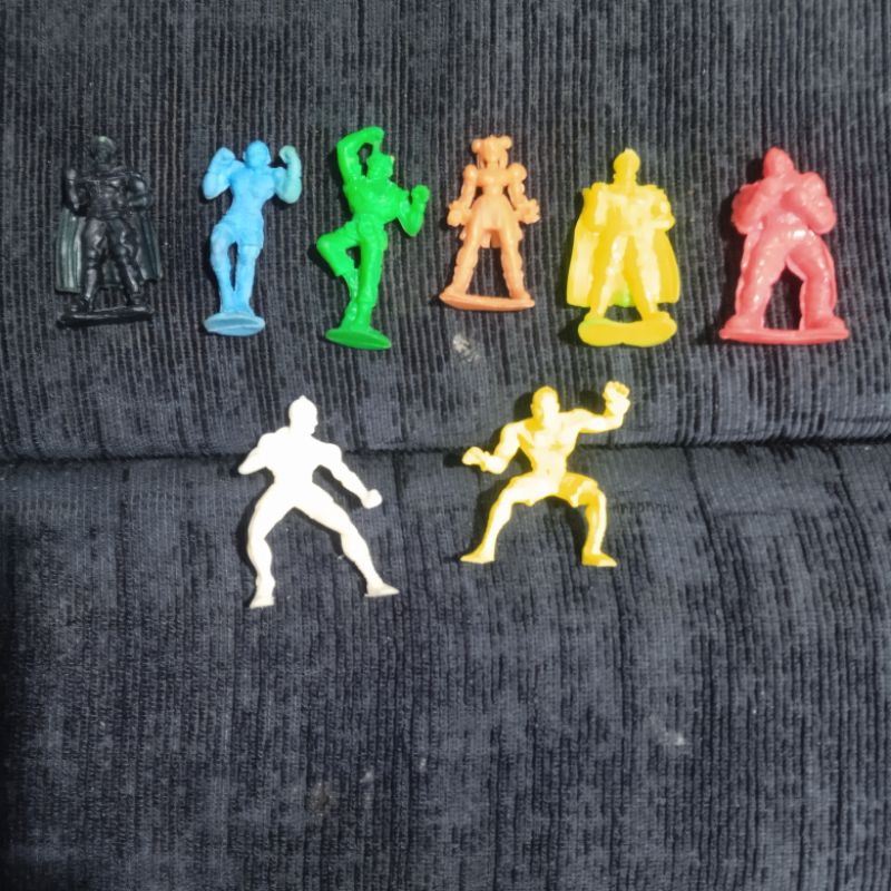 figure street fighter jadul karet dan plastik