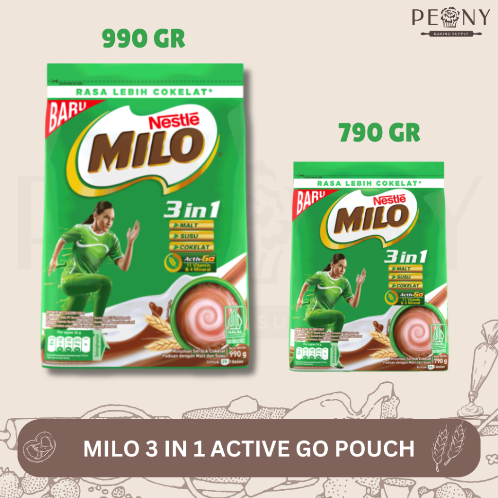 

MILO ACTIVE GO 3 IN 1 990 GRAM / MILO ACTIVE GO 3 IN 1 790 GRAM