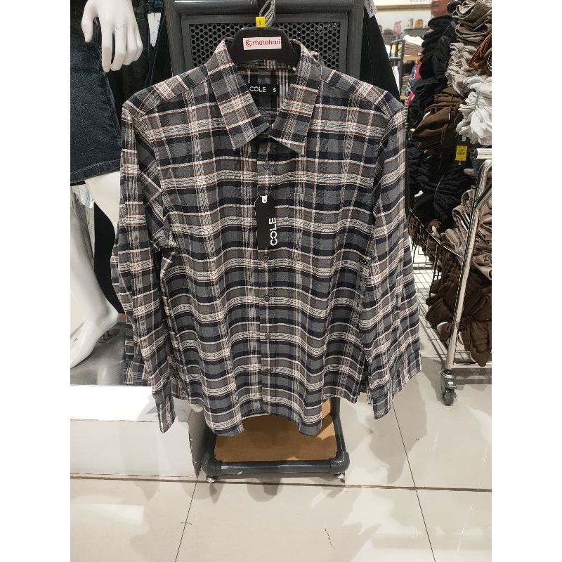 kemeja pria merk cole brand original matahari dept.store