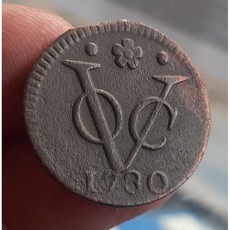 KS121 Koin Voc 1 duit Holland 1730