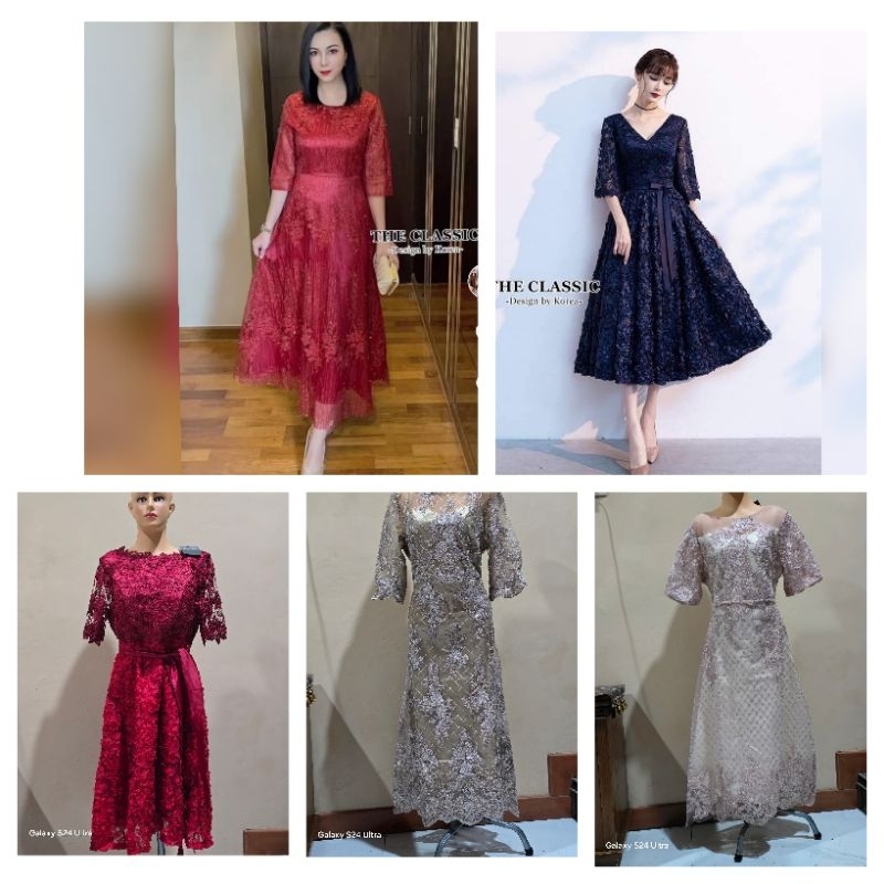 dress classic bangkok/dres pesta