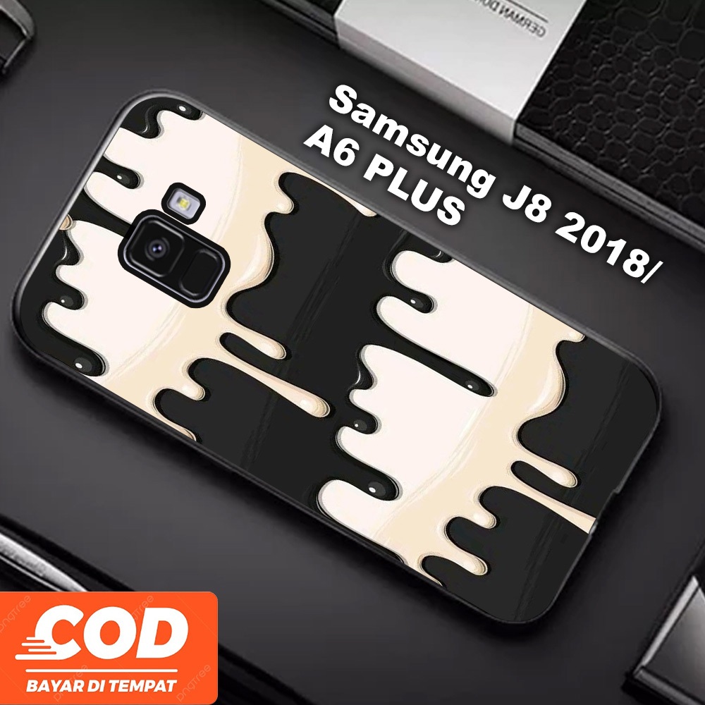 [A20] Ice Cream Custom Aesthetic Casing Samsung A6 2018 Samsung A8 Plus Samsung J8 2018 Case Samsung
