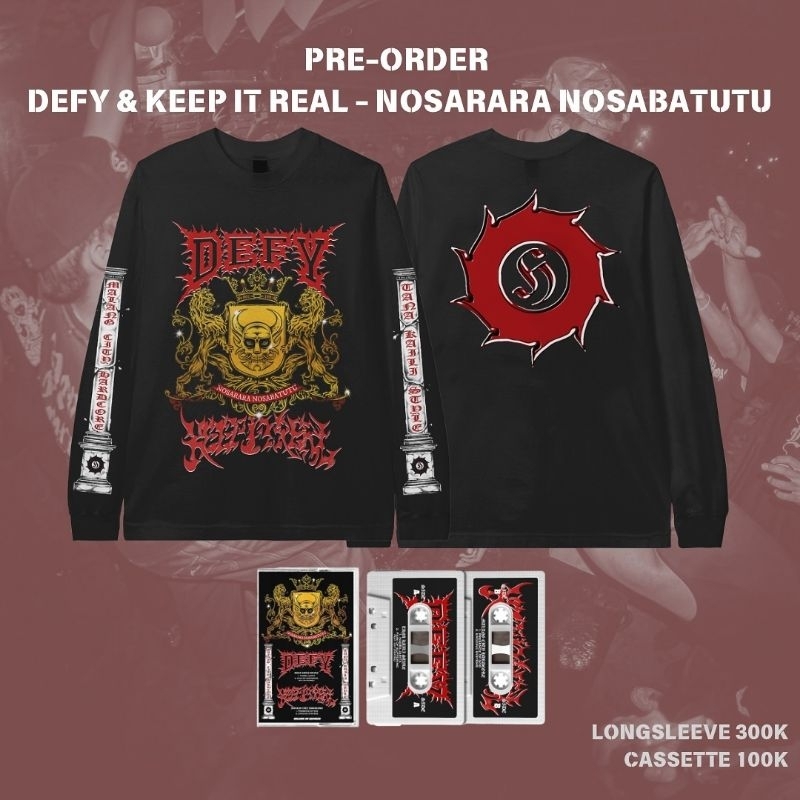 Kaos Longsleeve Defy x Keepitreal