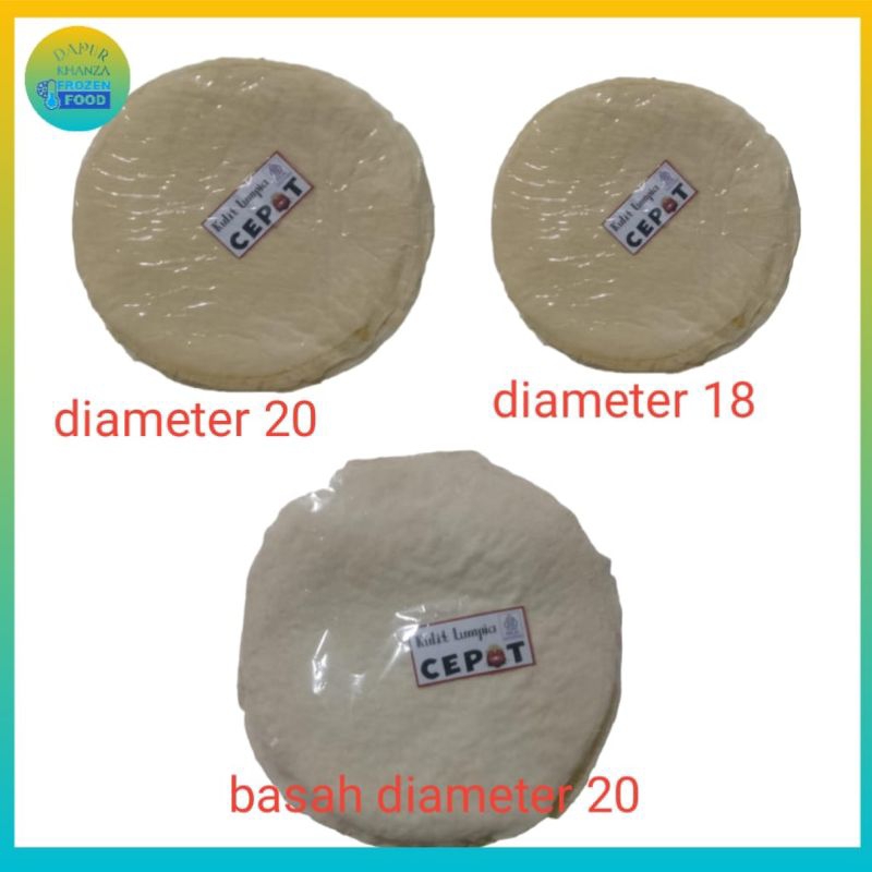 

KULIT LUMPIA CEPOT DIAMETER 20 cm