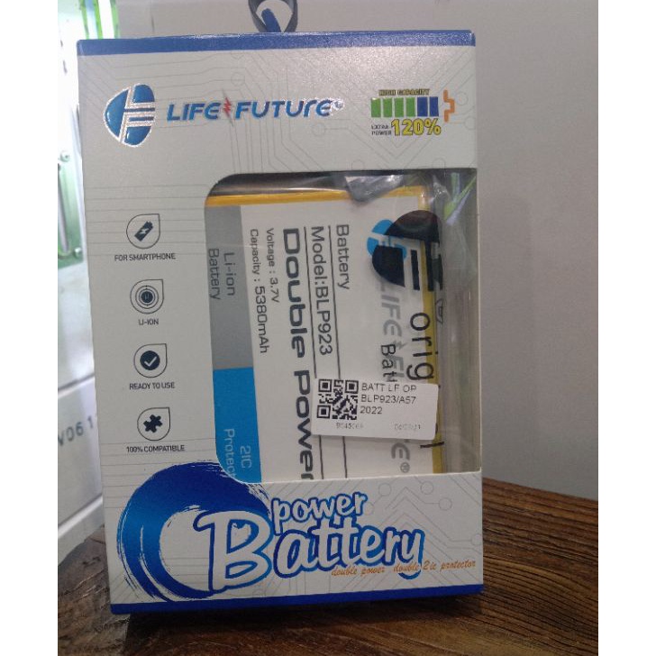 BATRE LF OPPO A57 222BLP923 DOUBLE POWER
