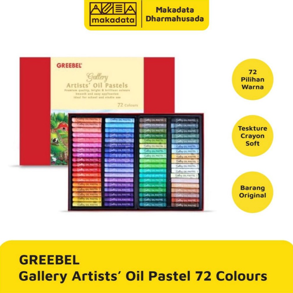 

KODE T12Y CRAYON OIL PASTEL GREEBEL ARTIST 72 WARNA