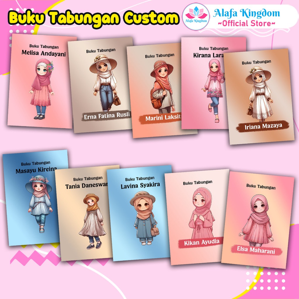 

Alafakingdom Buku Tabungan Custom Kode 091-100