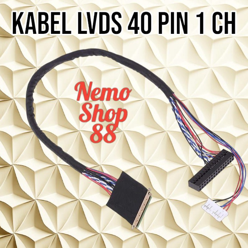 Kabel LVDS Ipex 4 Pin 1ch LVDS LCD 4 Pin Single Ch