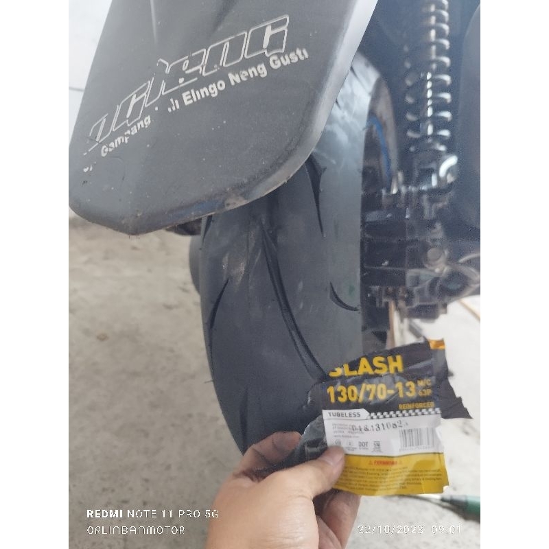 BAN LUAR SWALLOW SLASH 130/70-13/BAN BAN BELAKANG NEW NMAX/BAN SOFT COMPOND ADV160/BAN BELAKANG PCX1