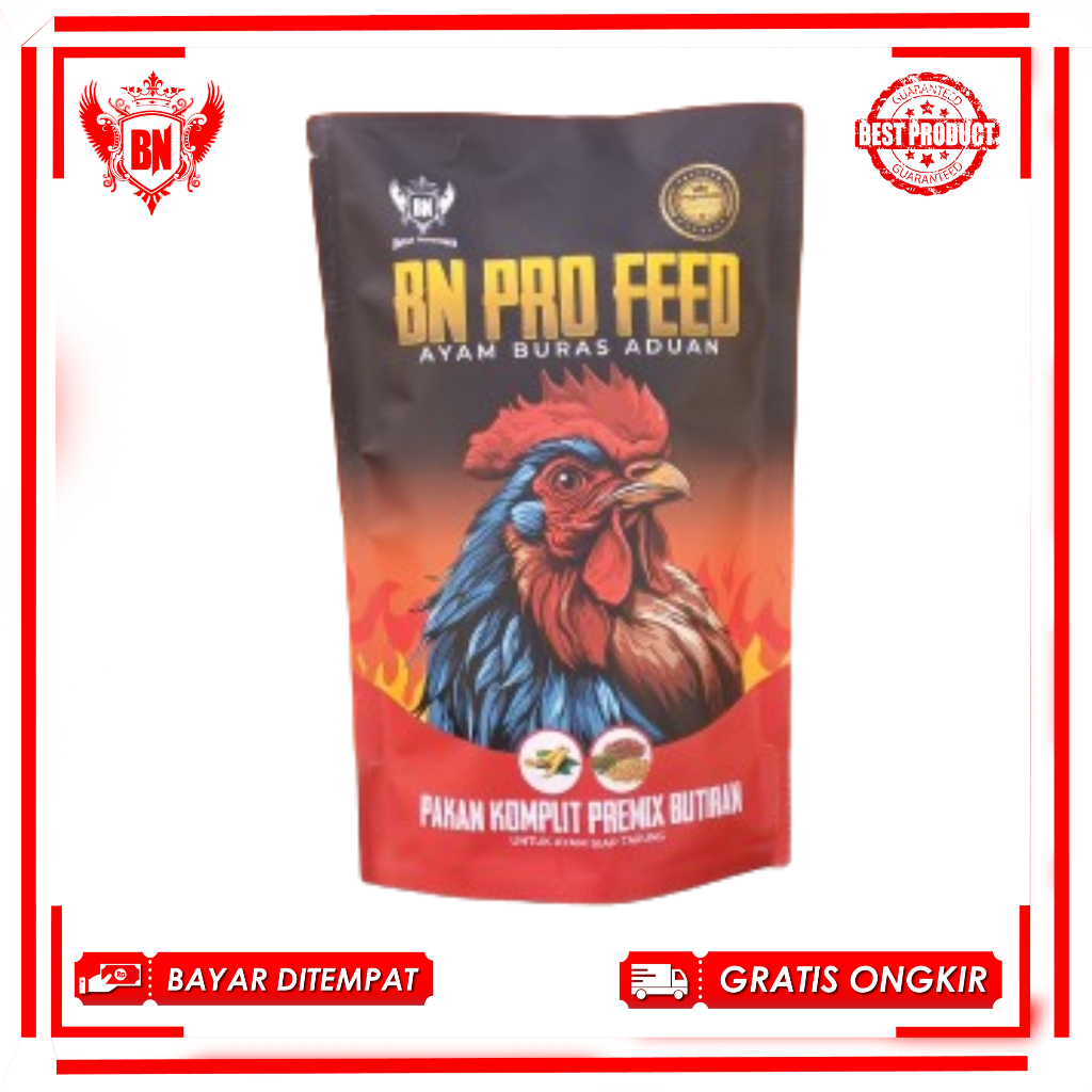 BN PRO FEED Racikan pakan ayam aduan komplit siap tarung adu 1000gr