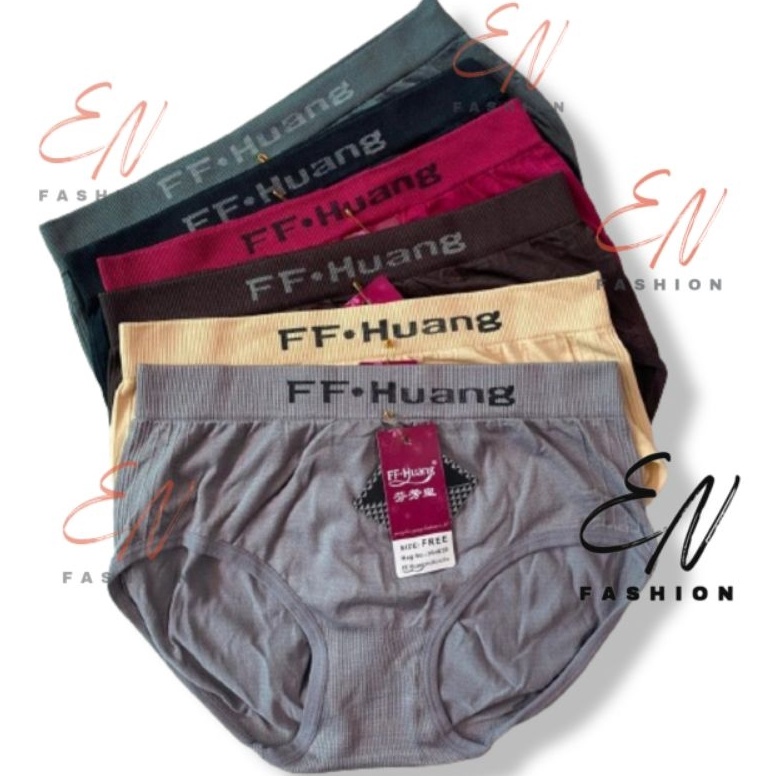 KODE H26Z Promo 6 pcs CD Wanita Rajut import FF HUANG terbaruCelana Dalam Wanita Rajut