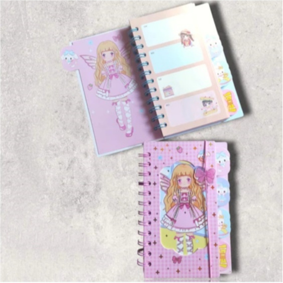 

BINDER TALI ANIME BINDERBOOK WEEKLY PLANNER BUKU PLANNER BUKU AGENDA ANIME BUKU DIARY BUKU HARIAN AGENDA SCRAPBOOK vincess