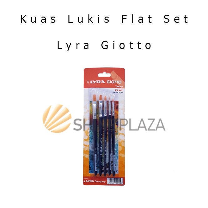 

KODE N96U Kuas Lukis Brush Lyra Giotto Flat Set Kuas Cat Acrylic Cat Minyak Cat Air
