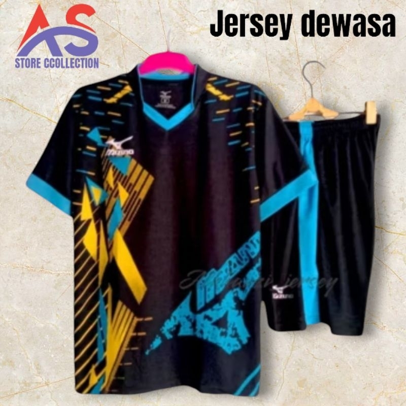 STELAN JERSEY KAOS BOLA DEWASA FREE  SABLON NAMA + NO PUNGGUNG