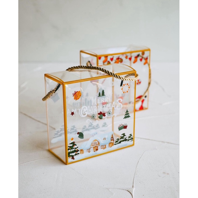 

(min 5 pcs) CHRISTMAS ELEGANT GIFT BOX, MIKA HAMPERS NATAL MOTIF