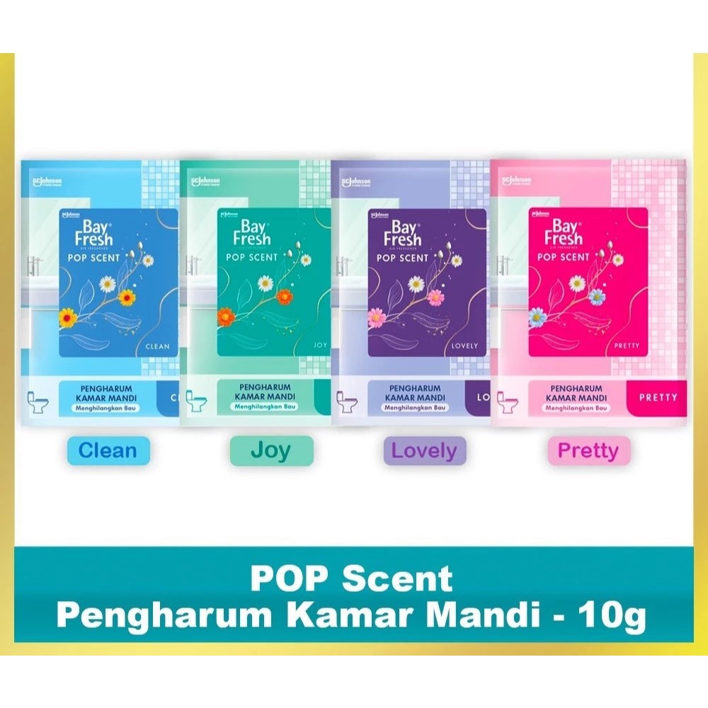 Bayfresh POP Scent Pengharum Kamar Mandi - 10 gr