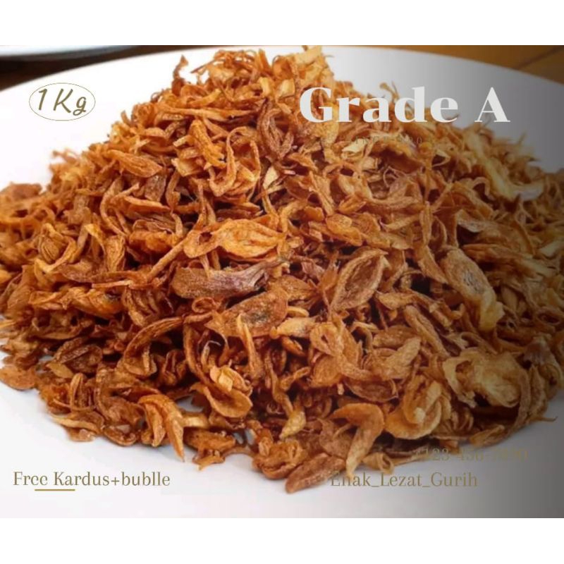 

Bawang Goreng Merah Asli Brebes grade A siap saji