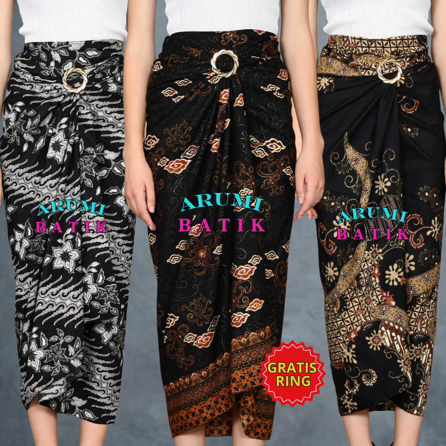 Rok lilit batik modern / rok lilit batik kain lilit / lilit batik modern free ring gesper kekinian