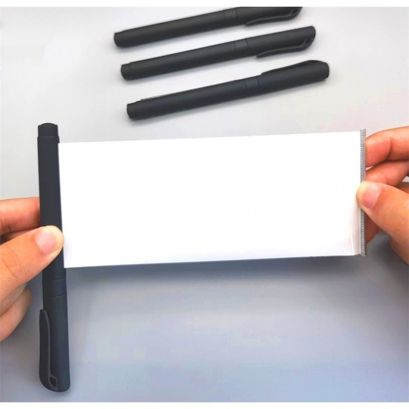 

Pena Kertas Kosong Stealth Pen Rollout Paper Pen Pena Lembar Contekan 0.5mm Pena Gel