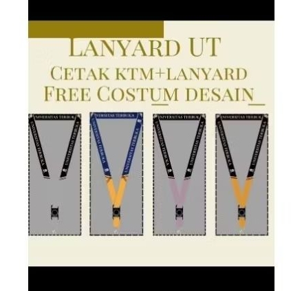 

KTM/lanyard universitas terbuka (bisa costum, sesuai prodi)