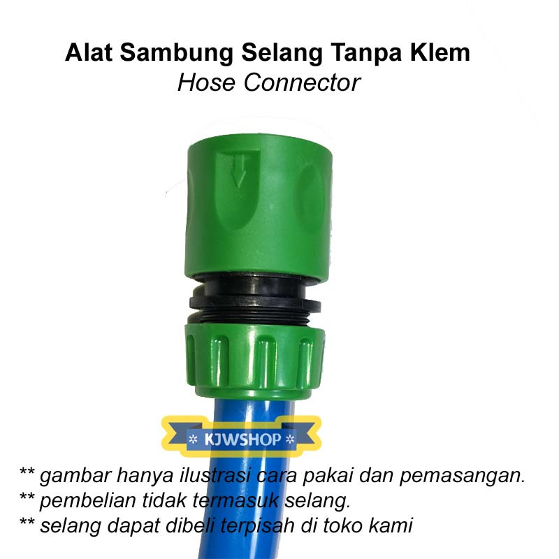 Hose Connector 5/8" Konektor Selang 5/8 Inch Coupler Sambungan Selang Ukuran 5/8 Inch  Hose Connecto