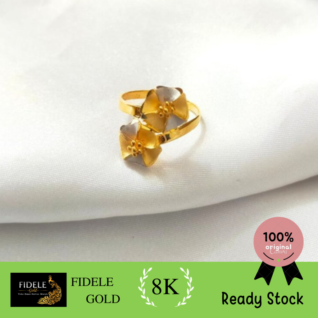 Cincin emas asli kadar 375 model etnik kendari Toko emas surabaya