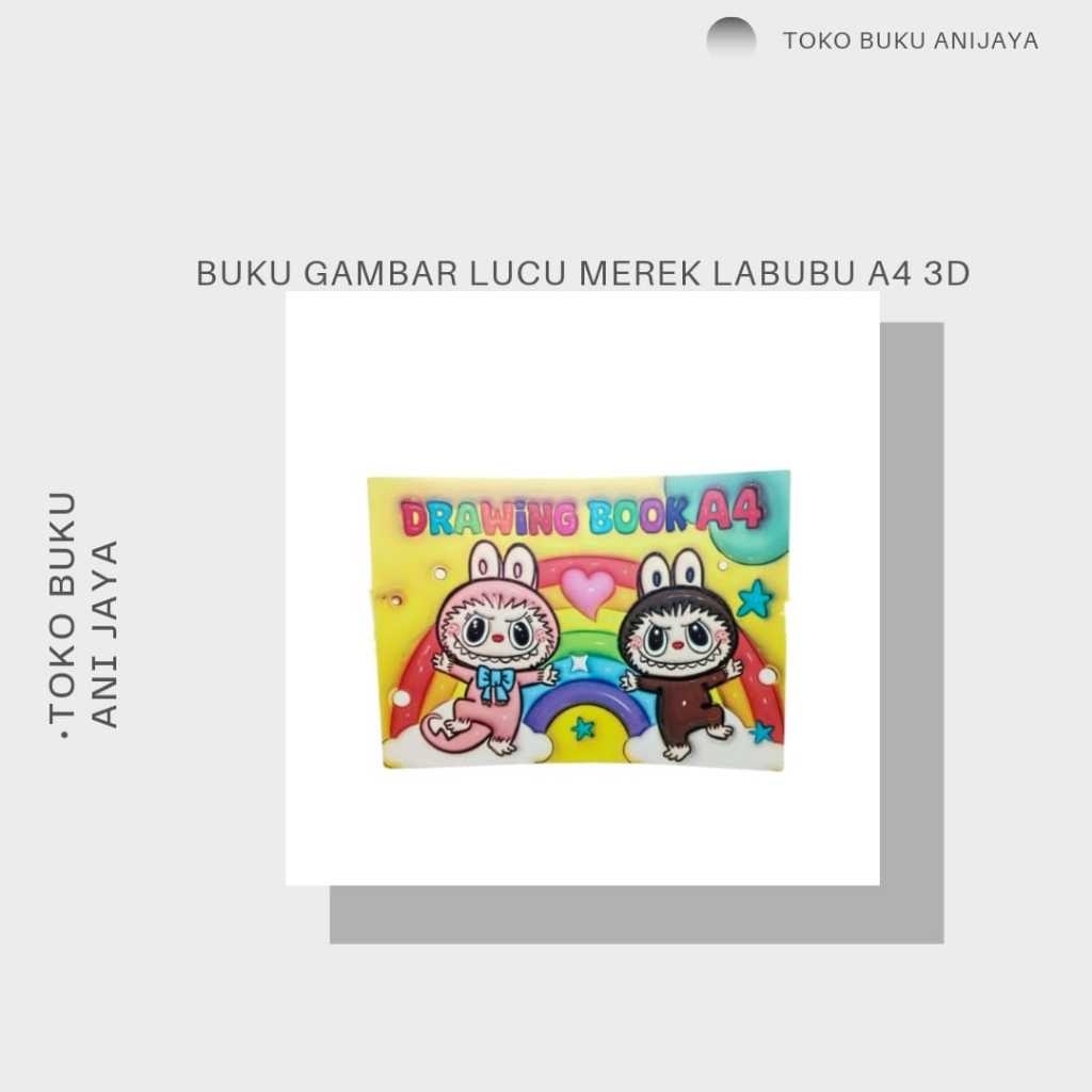 

BUKU GAMBAR VIRAL BUKU GAMBAR LABUBU LUCU BAGUS DAN BERKUALITAS A4 3D PAKET 3PCS{ISI 8LEMBAR}