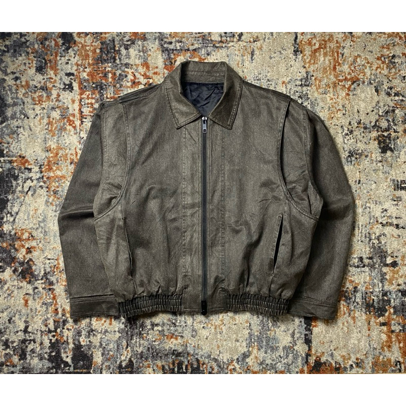 Leather Work Jacket Lafudge Store