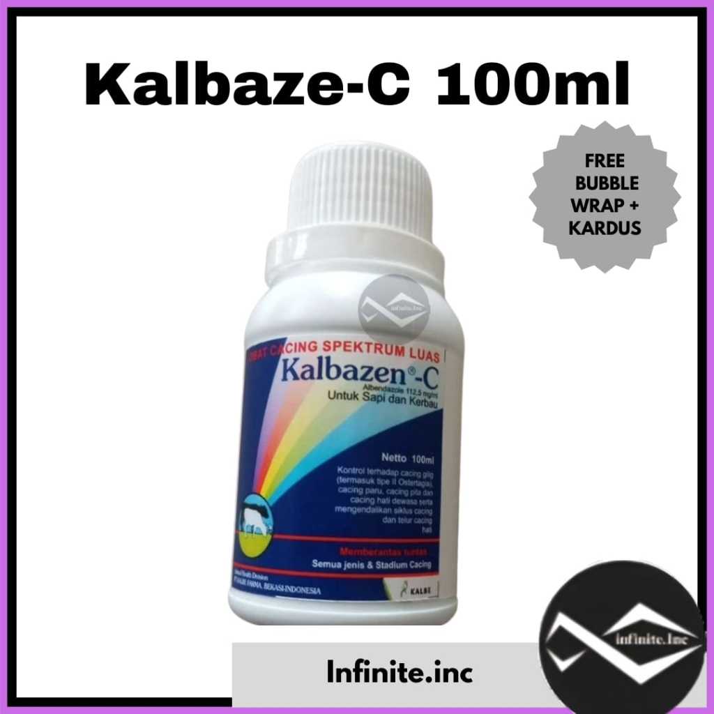 Kalbazen C 100 ml - Kalbazen Obat Cacing - Obat Cacing Ternak