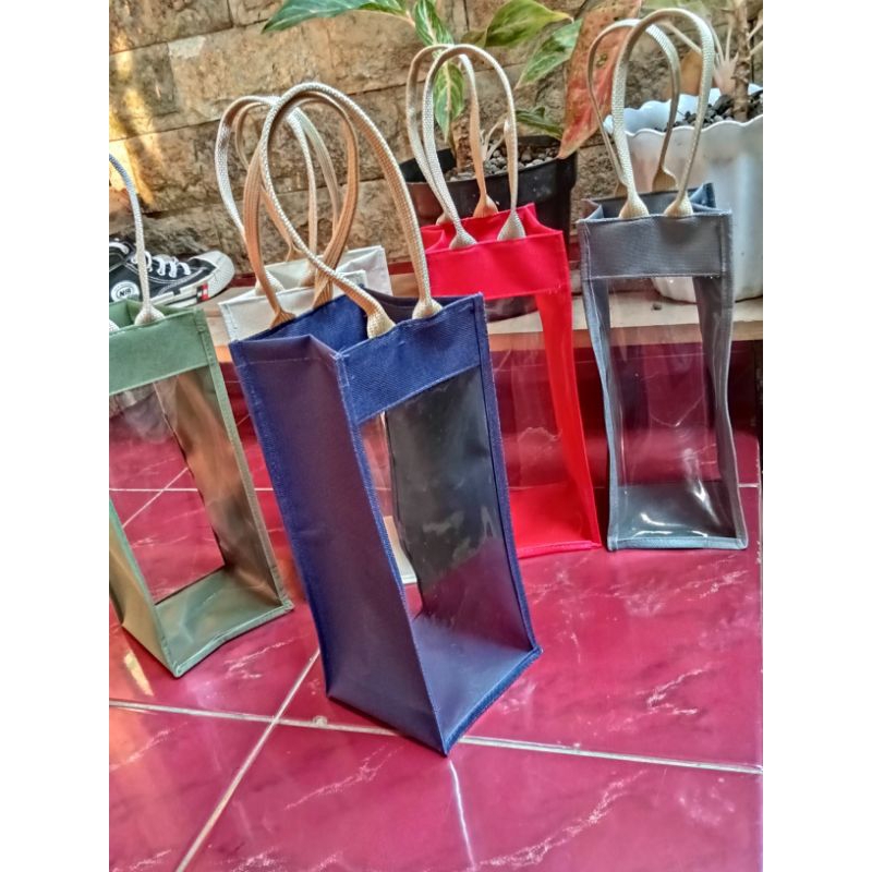 

tas souvenir, tas hampers konbinasi, tas botol souvenir