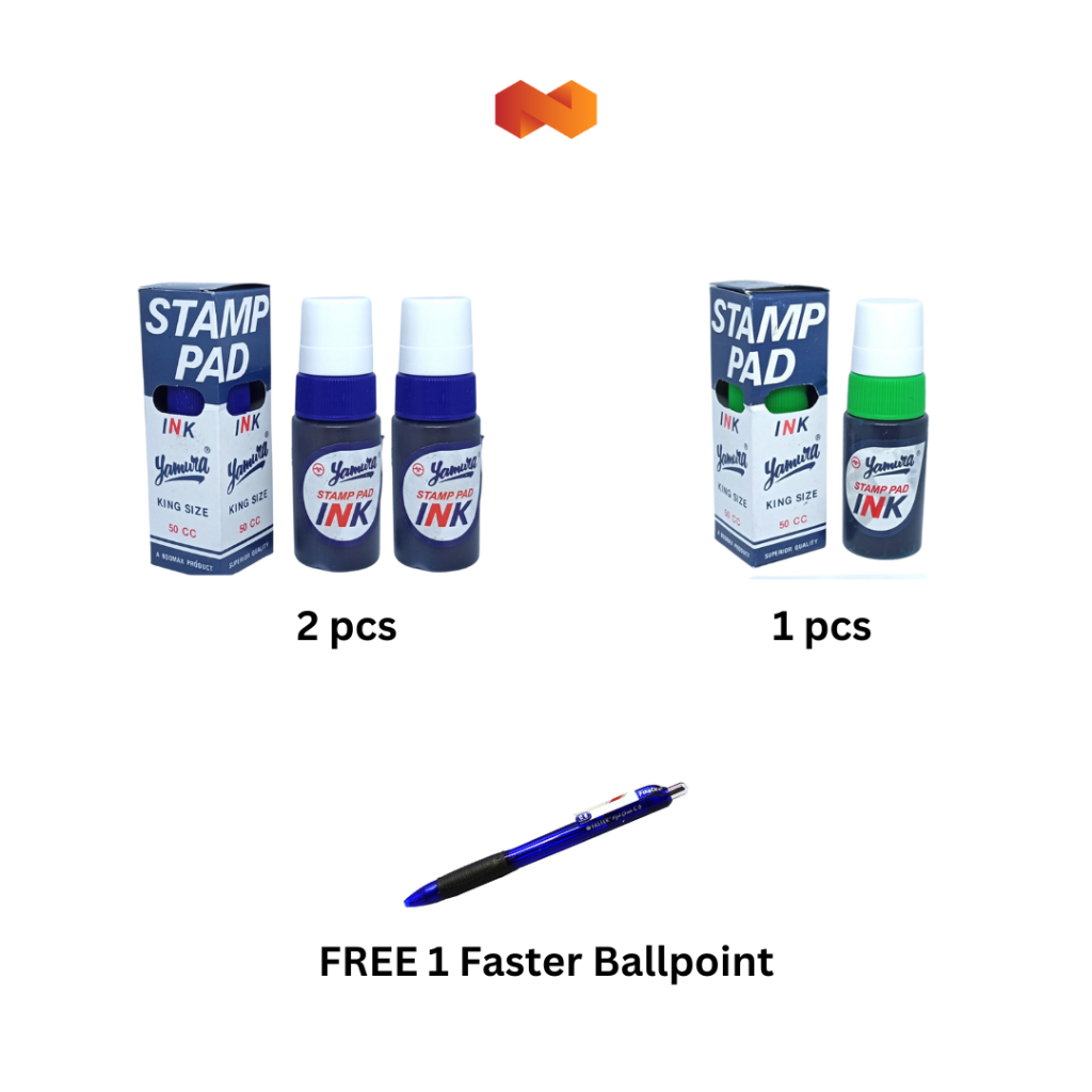

Bundling stamppad Ink Yamura Biru dan Hijau