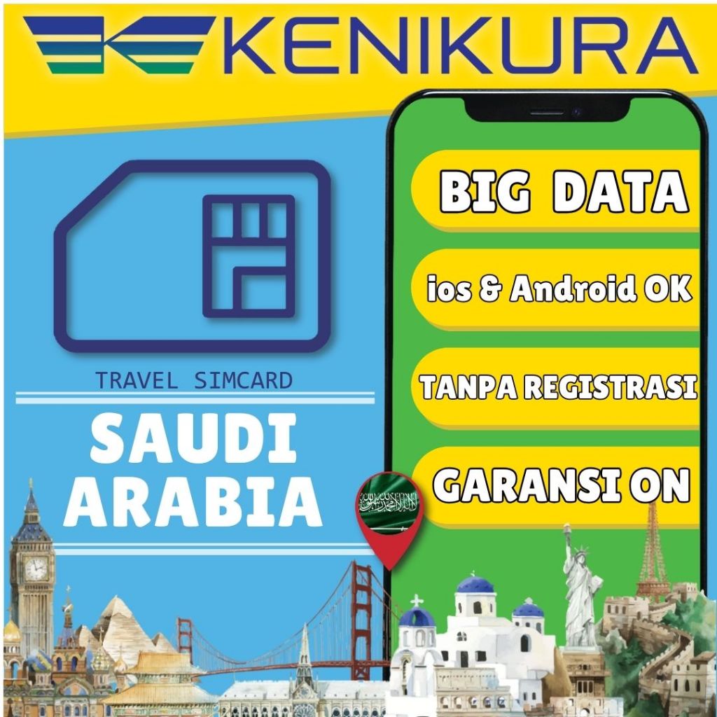 30 hari sim card Arab Umroh Saudi Arabia kartu simcard Arab Saudi