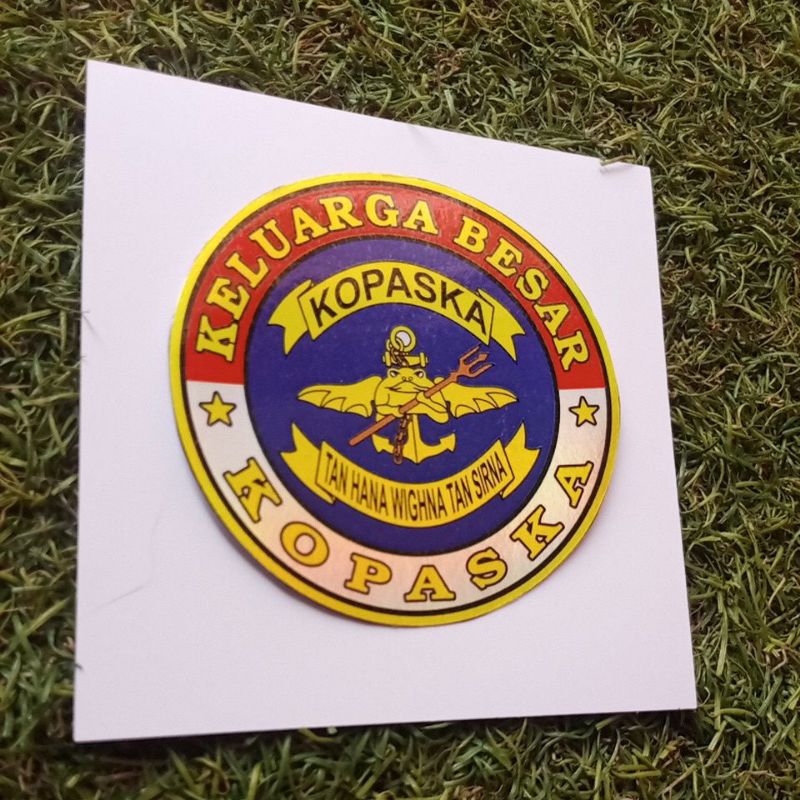 

stiker KOPASKA keluarga besar/stiker hologram glossy
