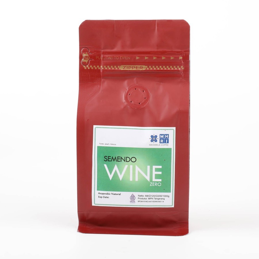 

Maharaja Semendo Wine Zero Roasted Coffee Arabica Kopi Sangrai - Natural process Fresh Roasting