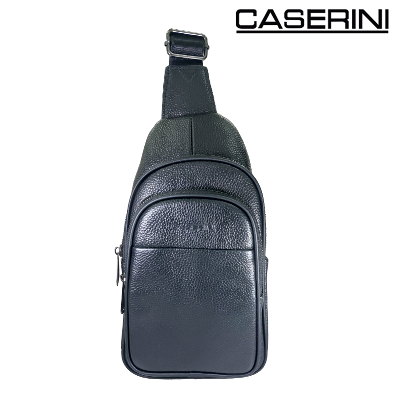 Caserini Leather Sling Bag CS286002-16 tas punggung pria kulit sapi asli 100% genuine leather