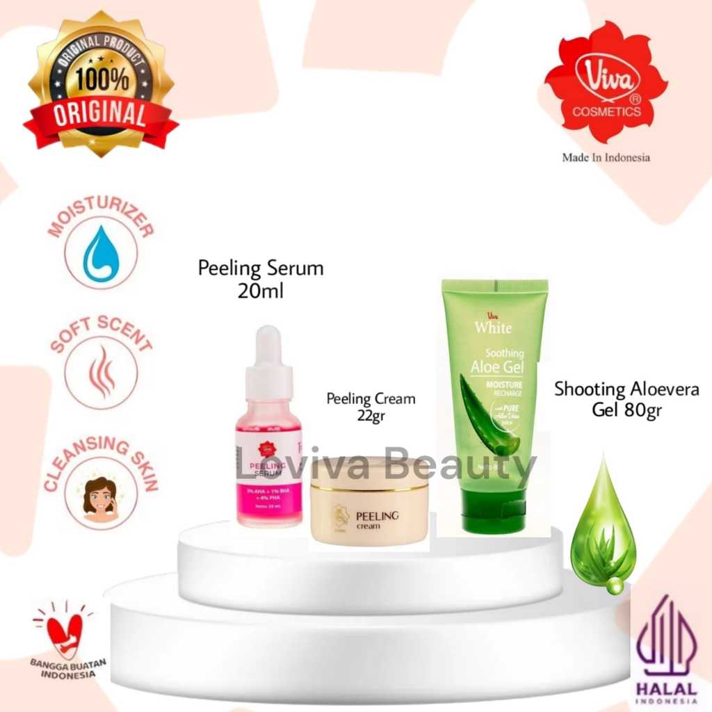 Viva Paket Perawatan Wajah Harian Lengkap Exfoliasi