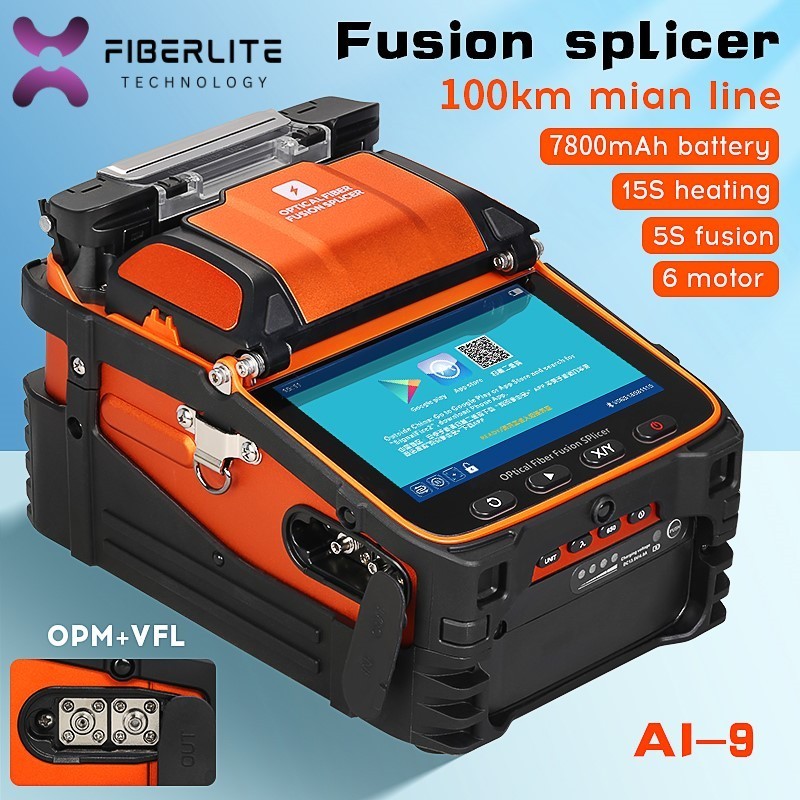 AI-9 Signal Fire Fusion Splicer AI9 Fiber Optic 6 Motors / Signal Fire AI-9 Splicer