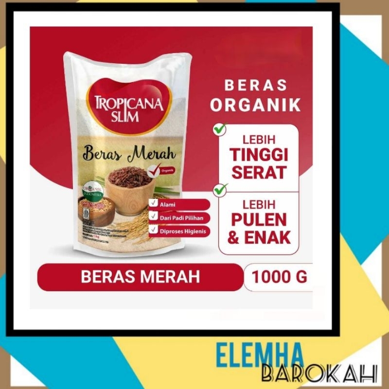 

Tropicana Slim Beras Merah Organik 1Kg Pulen Tinggi Serat