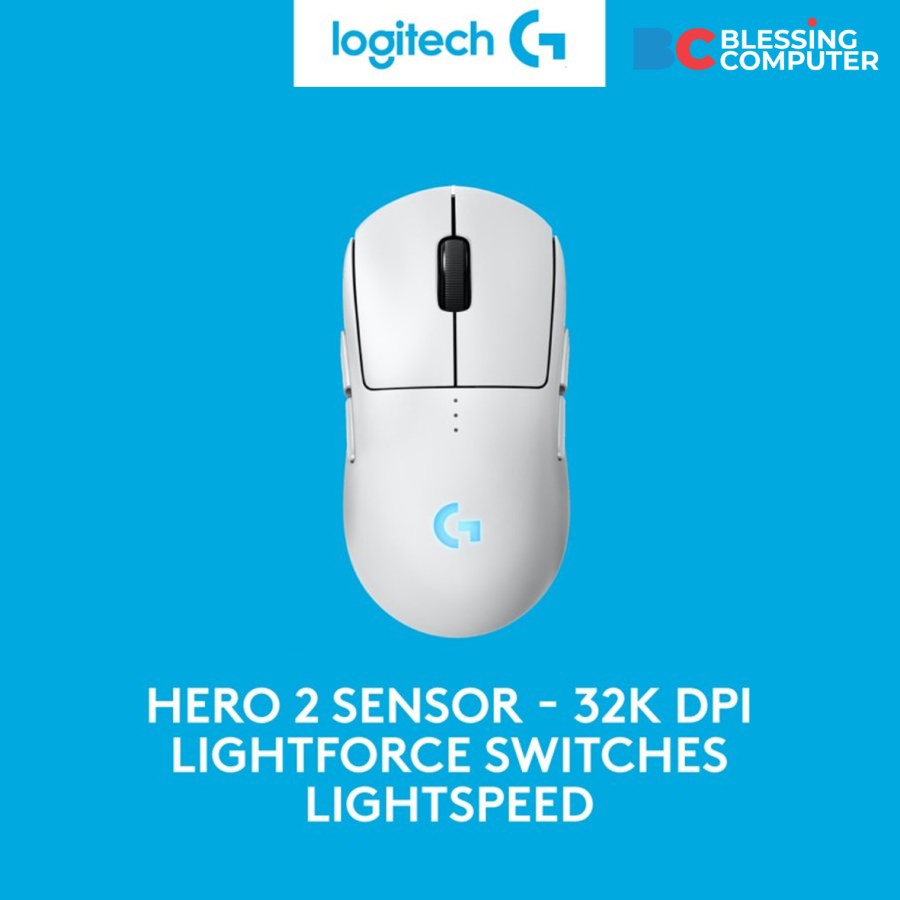 Logitech PRO 2 LIGHTSPEED Mouse Gaming Wireless Hitam