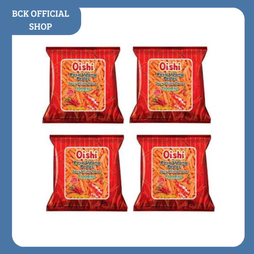 

Oishi Udang Pedas 10*11gr (RENTENG)